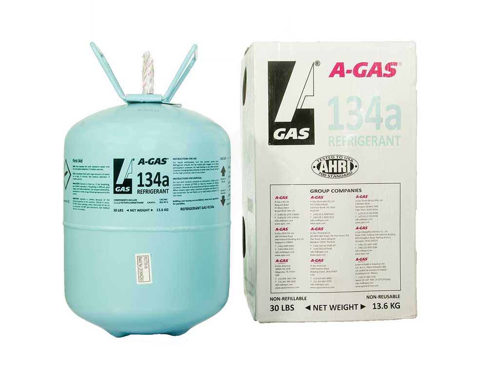 Gas lạnh A-gas R134A (Bình 13.6Kg) chính hãng