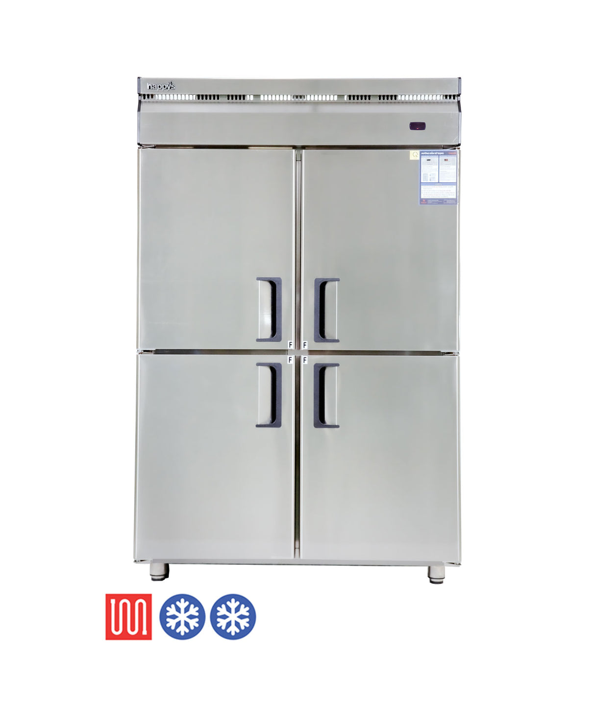 Tủ đông 4 cánh HAPPYS, model HWA-45CF